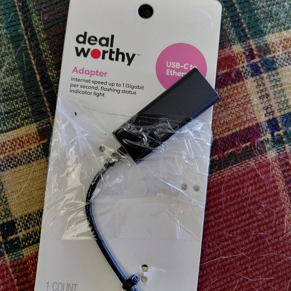 Deal Worthy USB-C to Ethernet Adapter